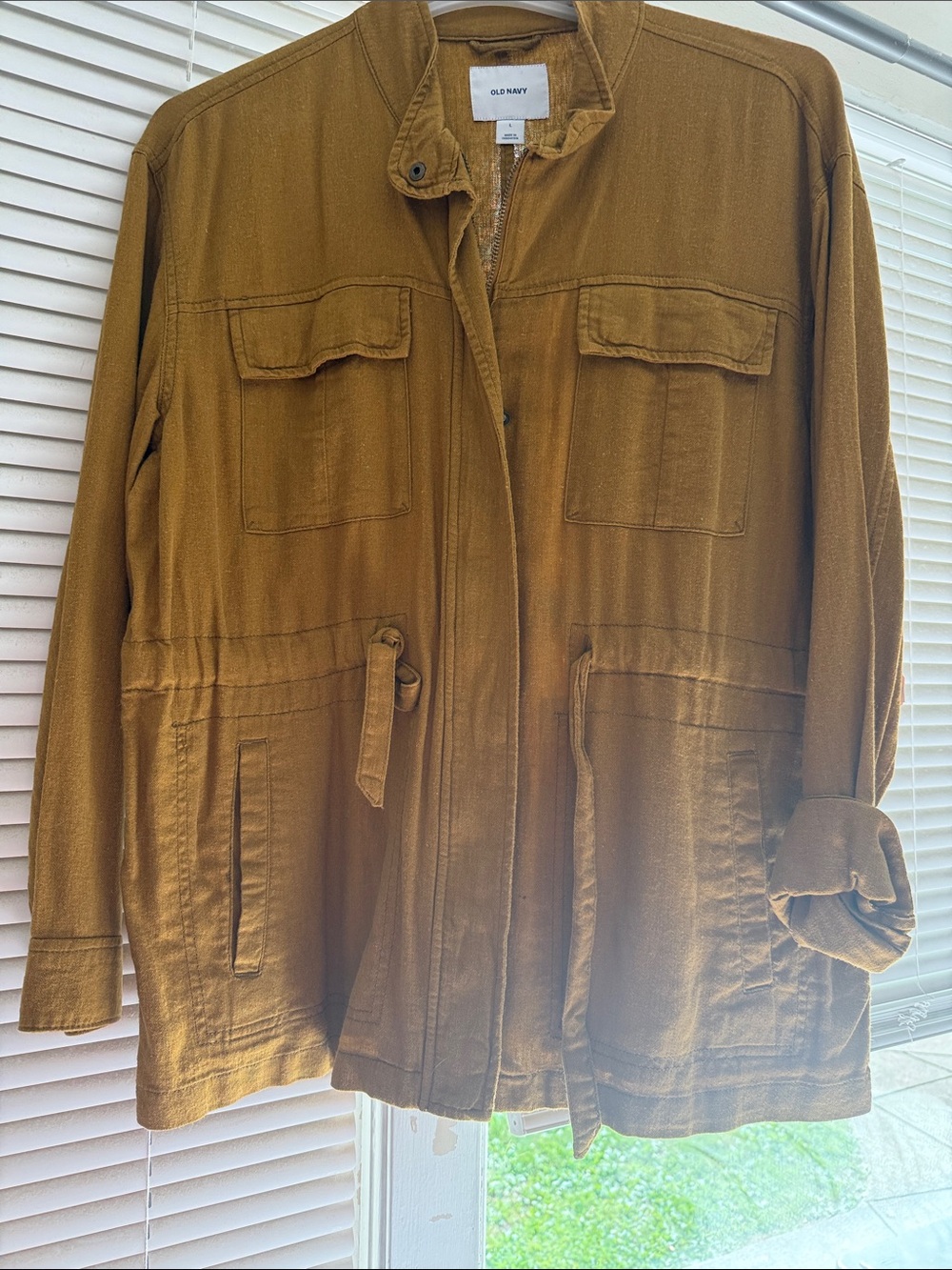 Old Navy Men's Field Jacket in Mustard
